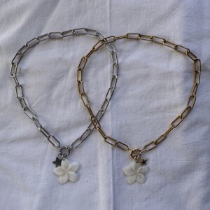 Keshi silver&gold